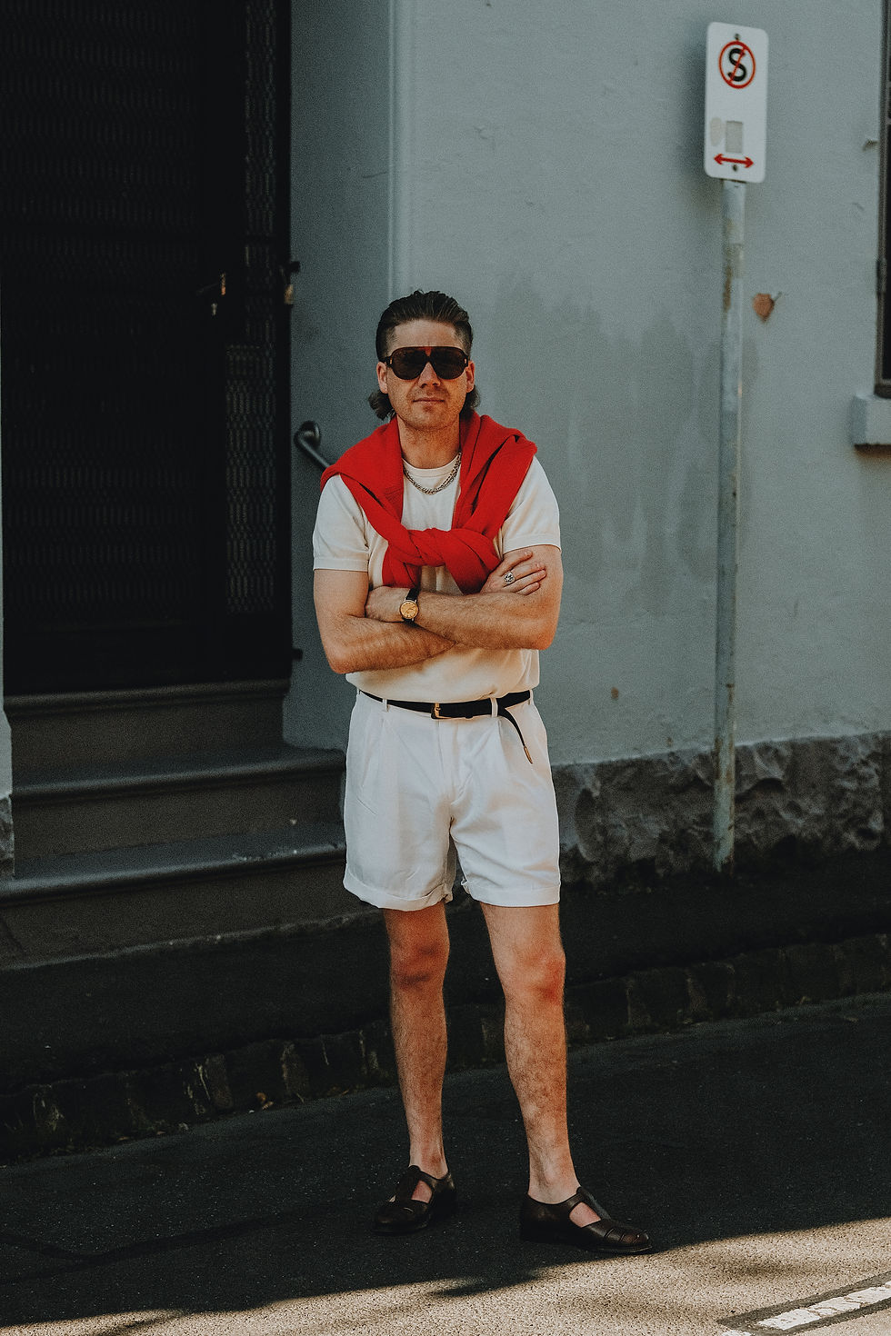 Thumbnail: Cotton Sweater - Vintage Red