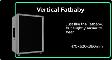 Customise Vertical Fatbaby Guitar Cab; custom guitar cabinet