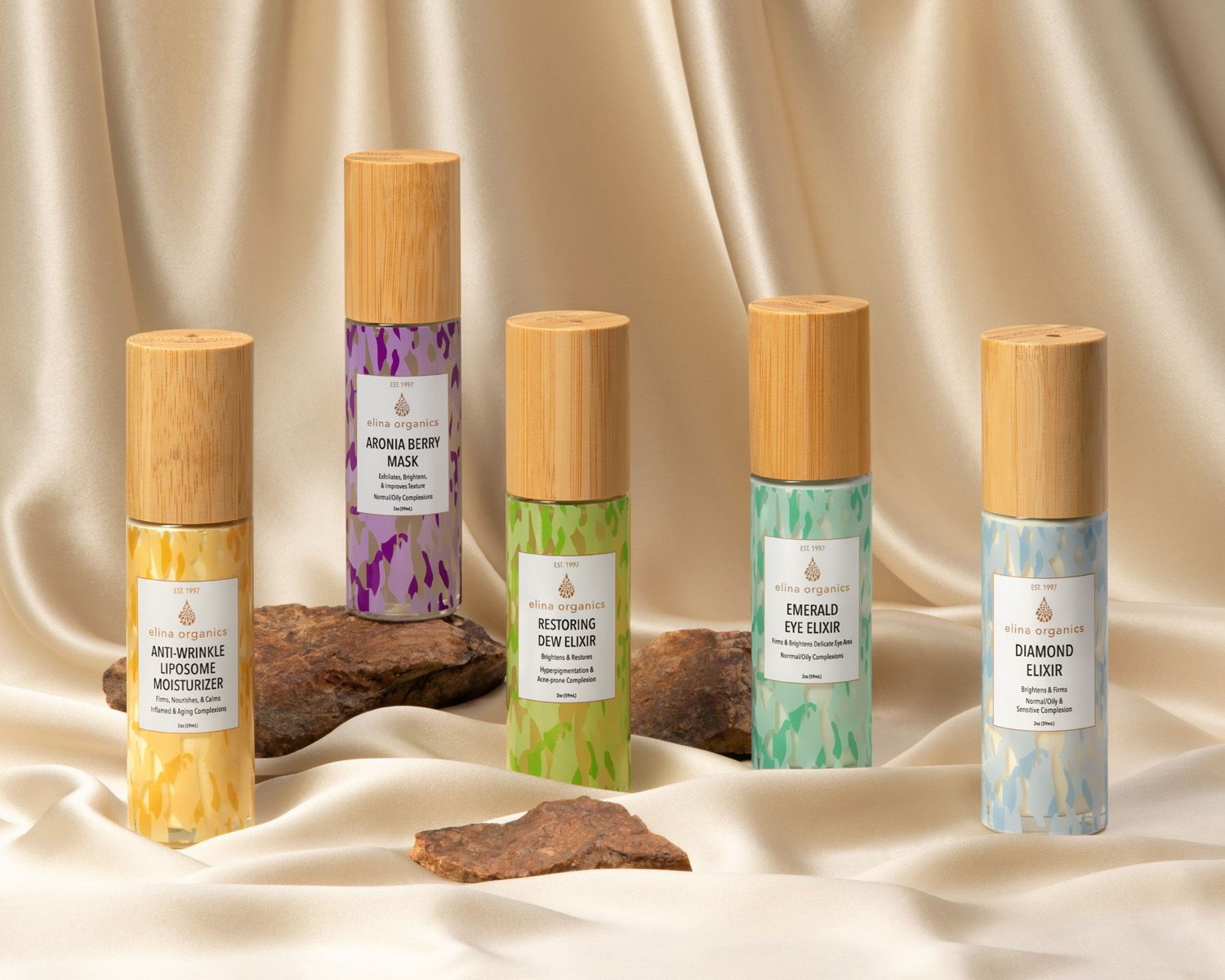 Elixirs, Moisturizers, Masks