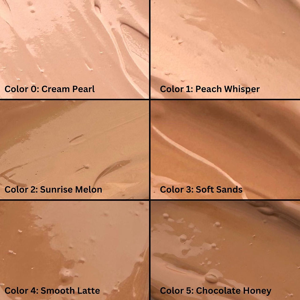 Thumbnail: Naturally You Foundation shade swatches