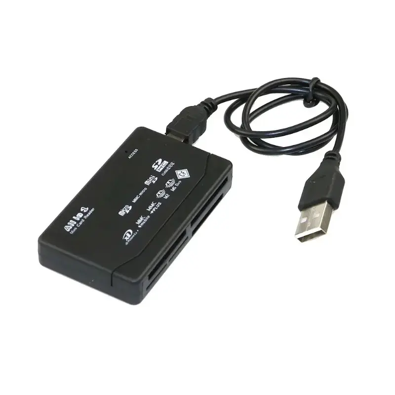 Thumbnail: All in One Memory Card Reader USB External Cardreader