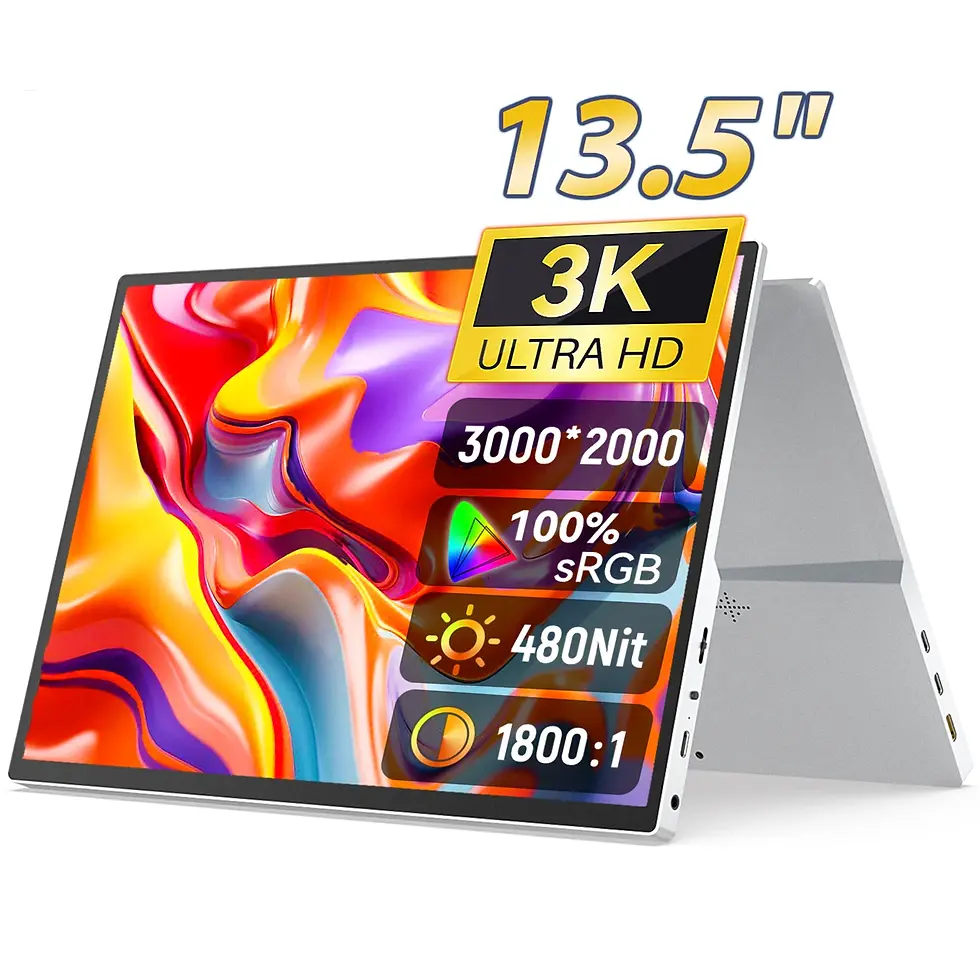 13.5 inch 3K Ultra HD portable monitor with specs