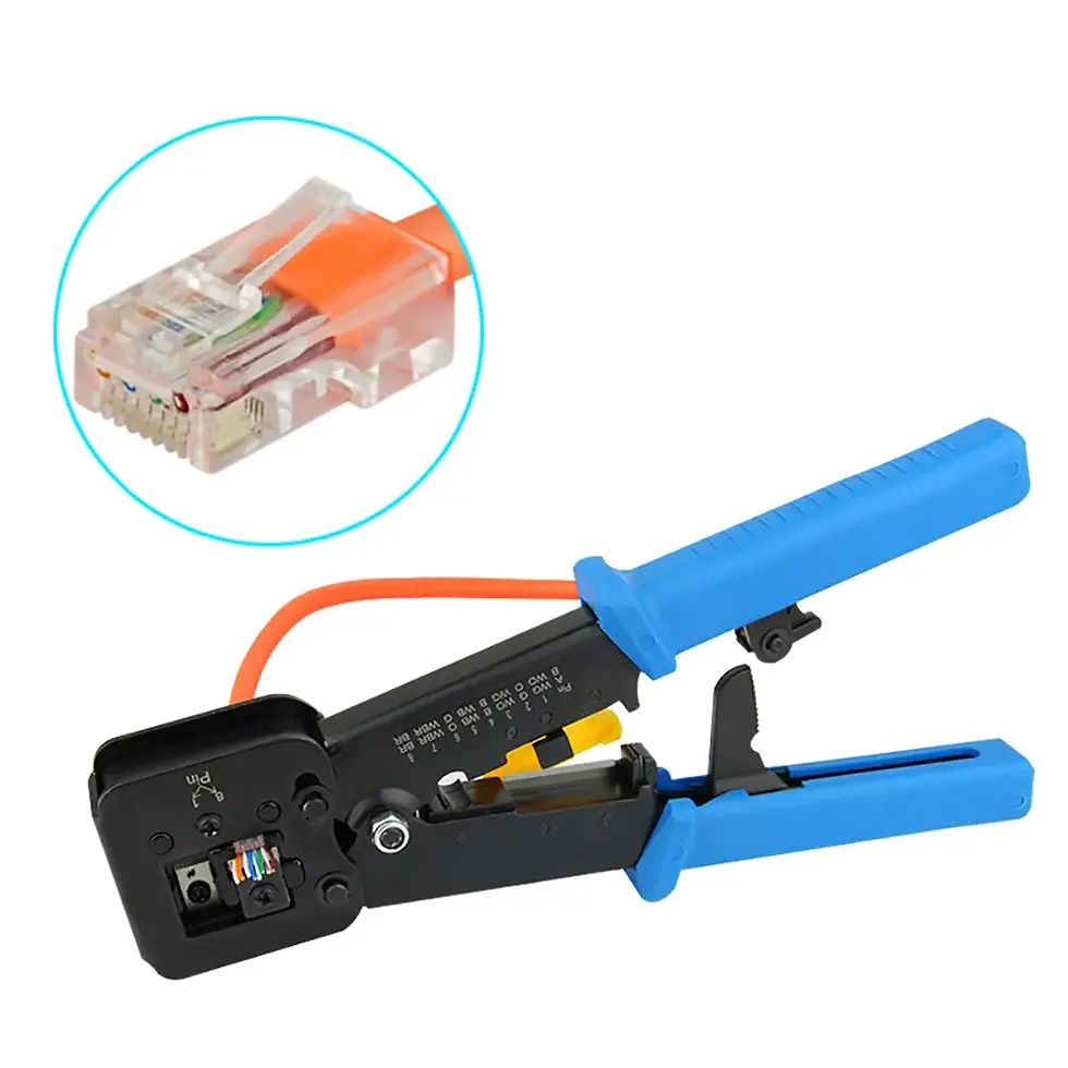Thumbnail: Multi Function Cable Stripper Pressing Clamp Tongs Clip Pliers