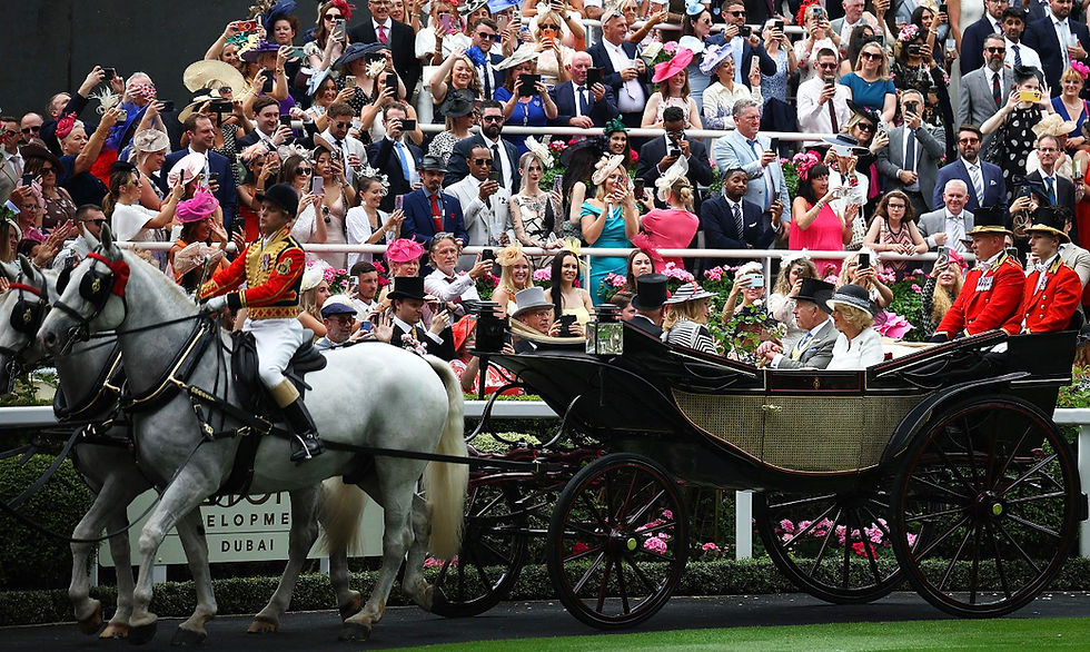 the royals at the Royal Ascot