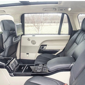 inside a chauffeur vehicle