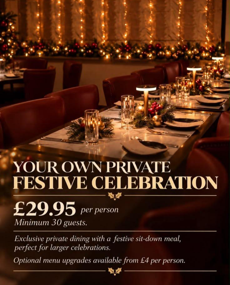 corporate festive buffet in yorkshire