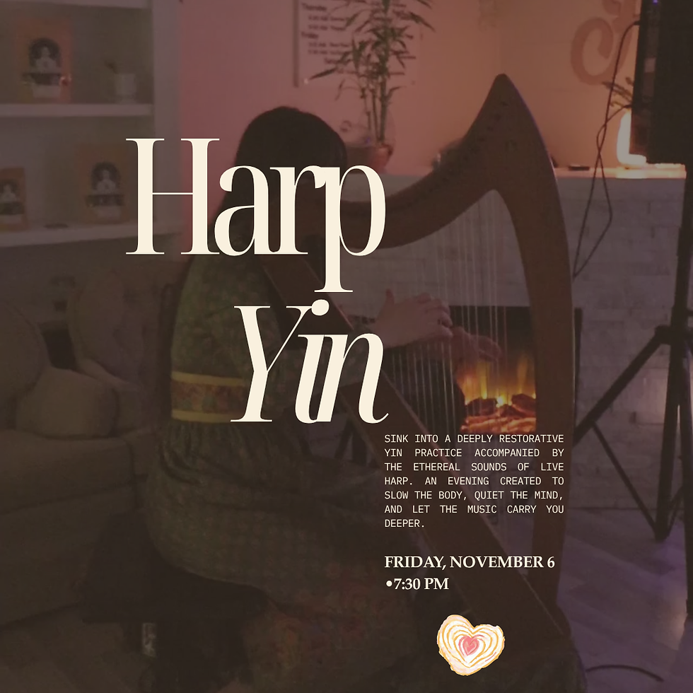 Stillness & Strings: Yin Yoga with Live Harp
