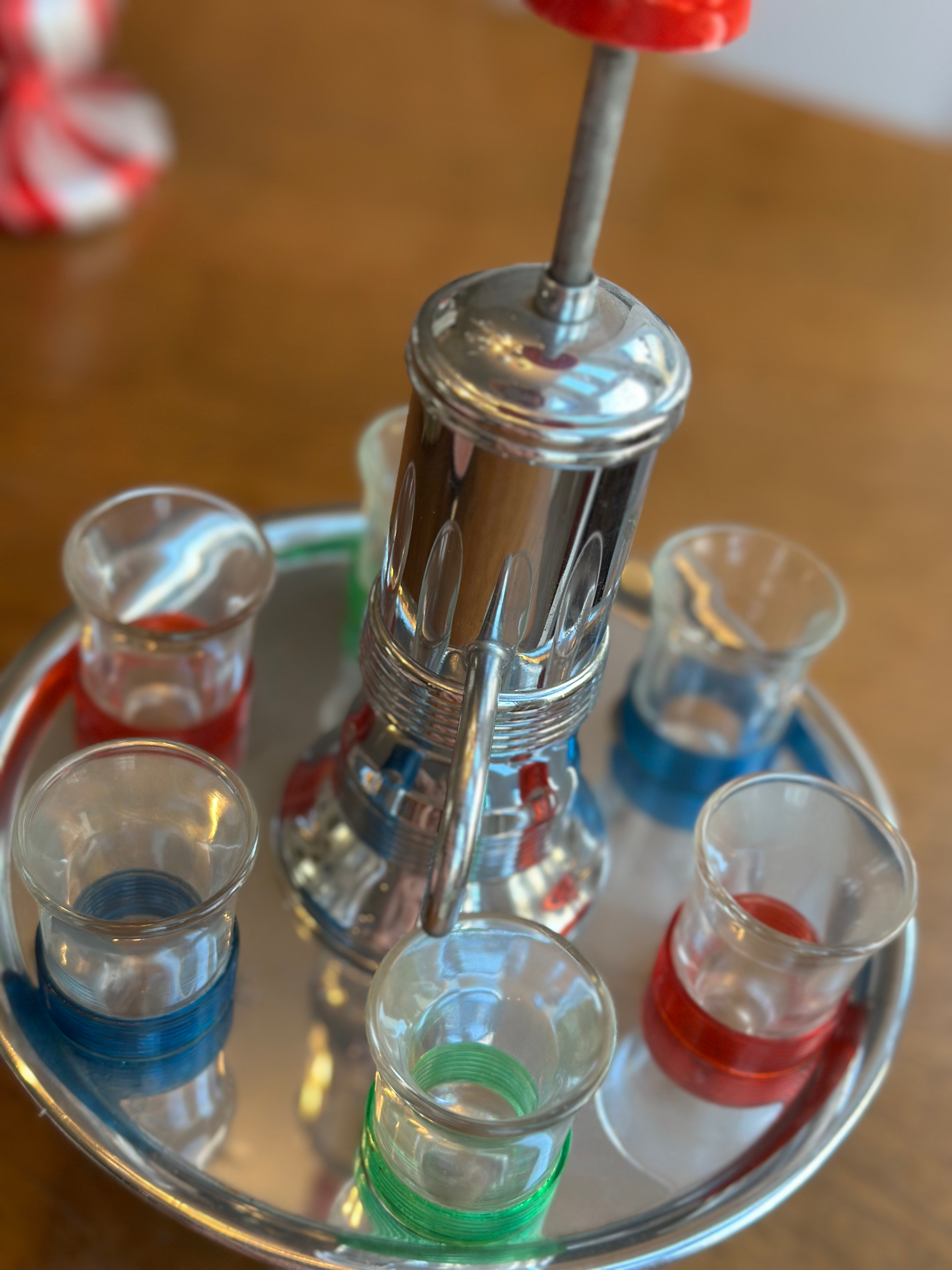 Mid Century liquor dispenser 