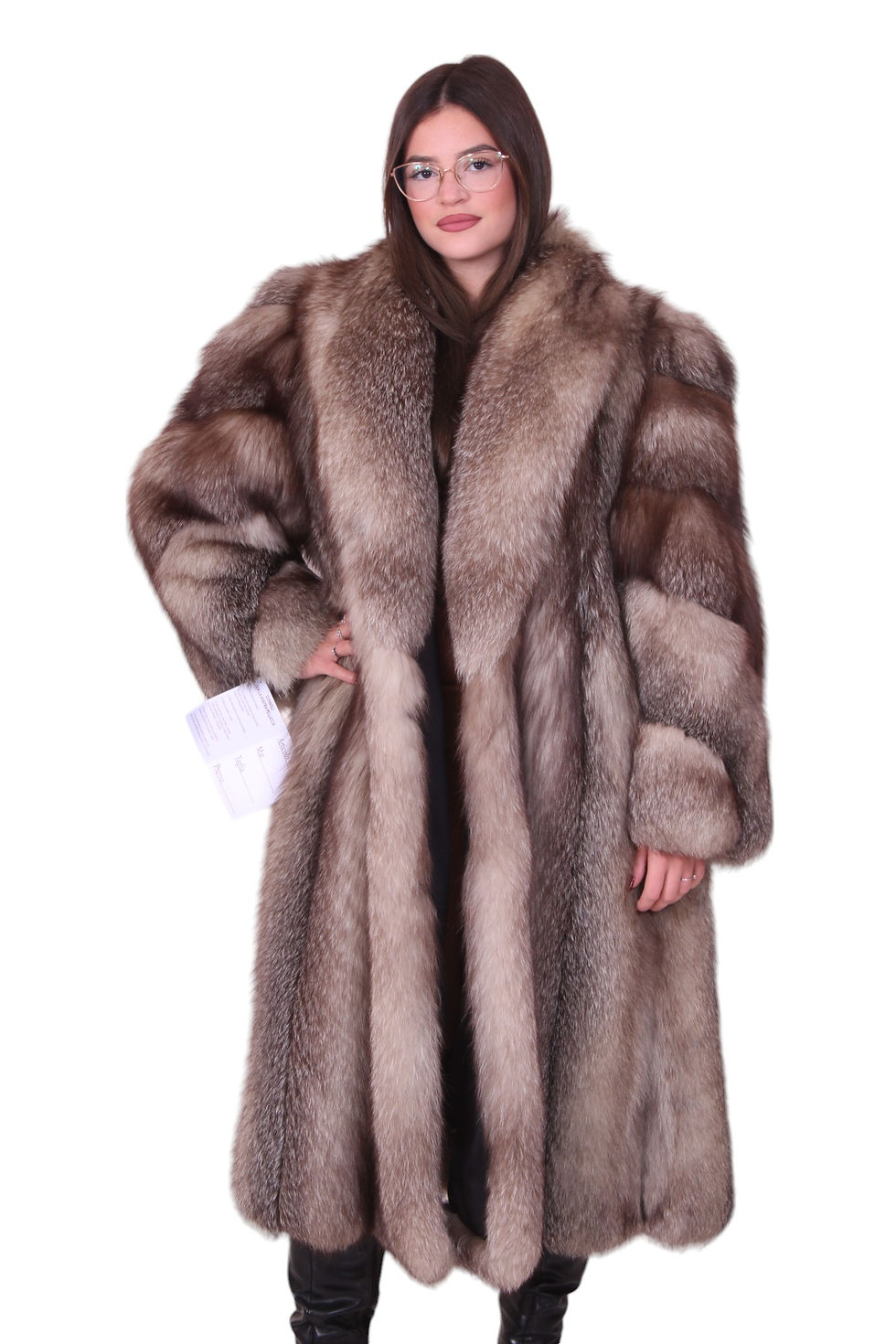 cappotto classico volpe frost