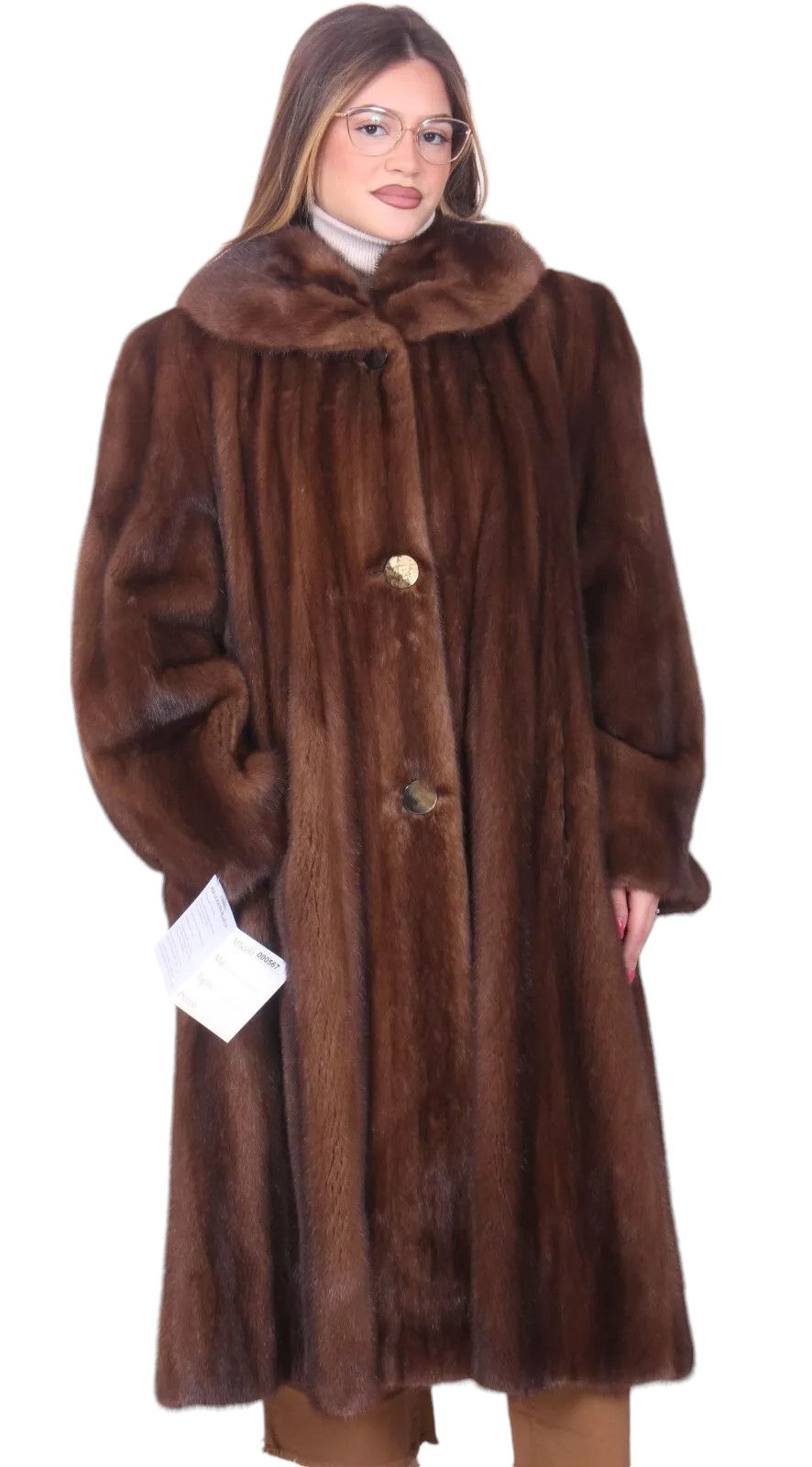 giacca classica pelliccia visone