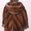 Miniatura: poncho pelliccia visone con cappuccio