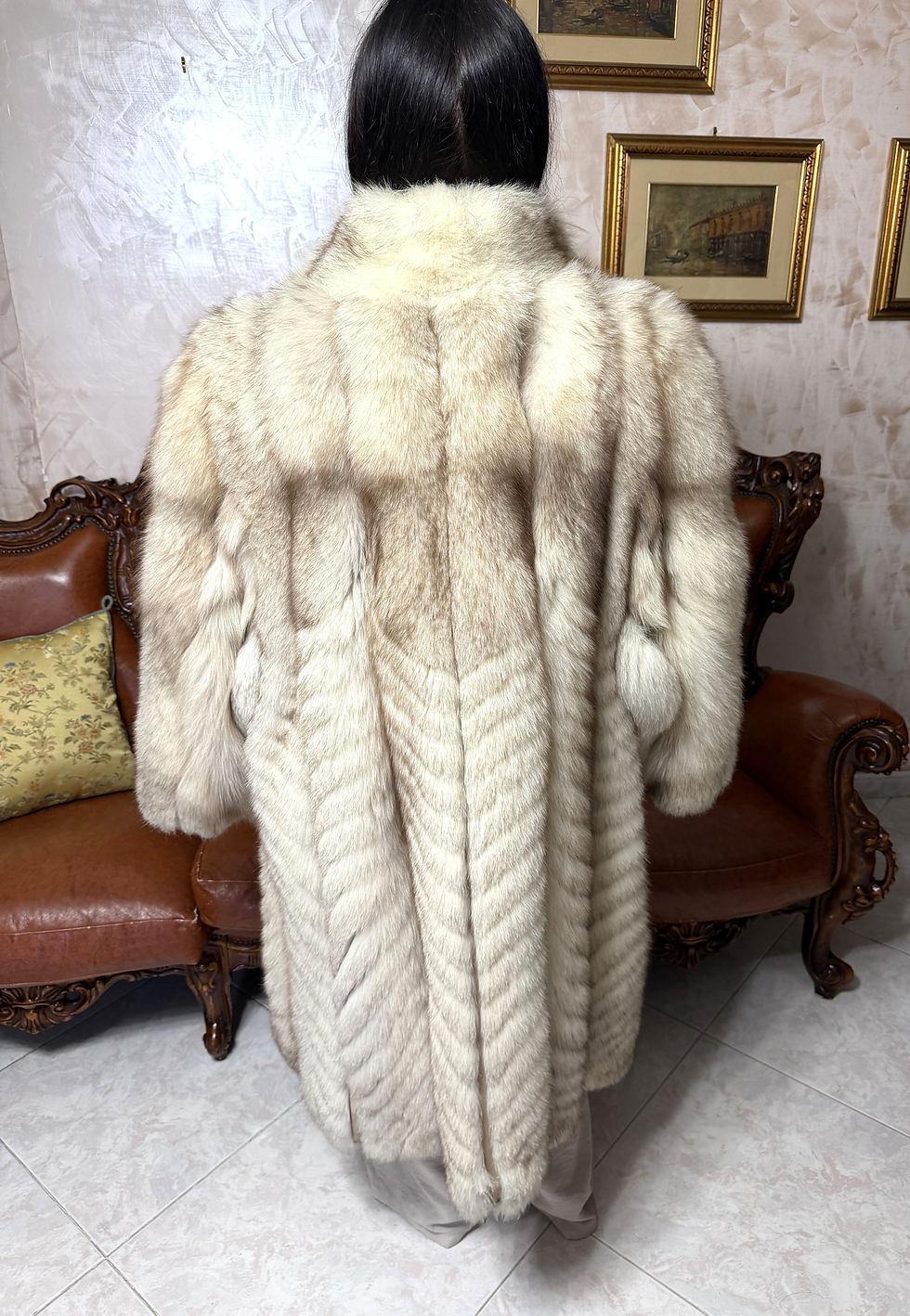 Miniatura: Cappotto classico volpe groenlandia