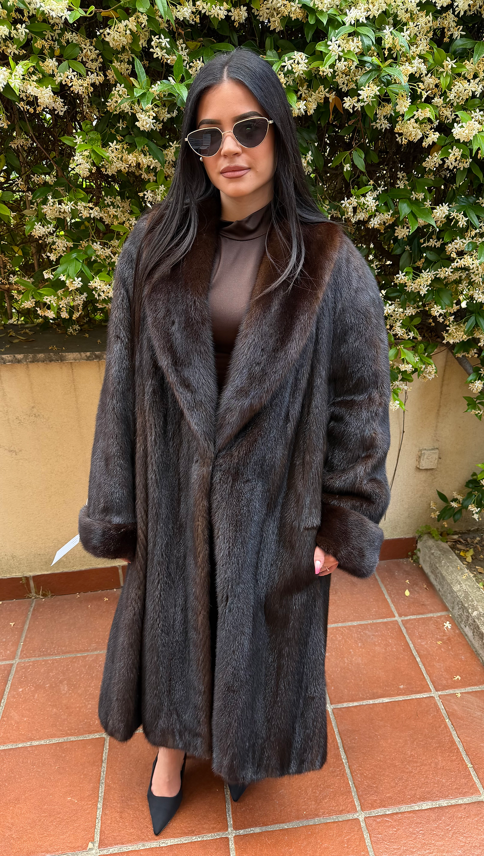 Miniatura: cappotto classico pelliccia visone