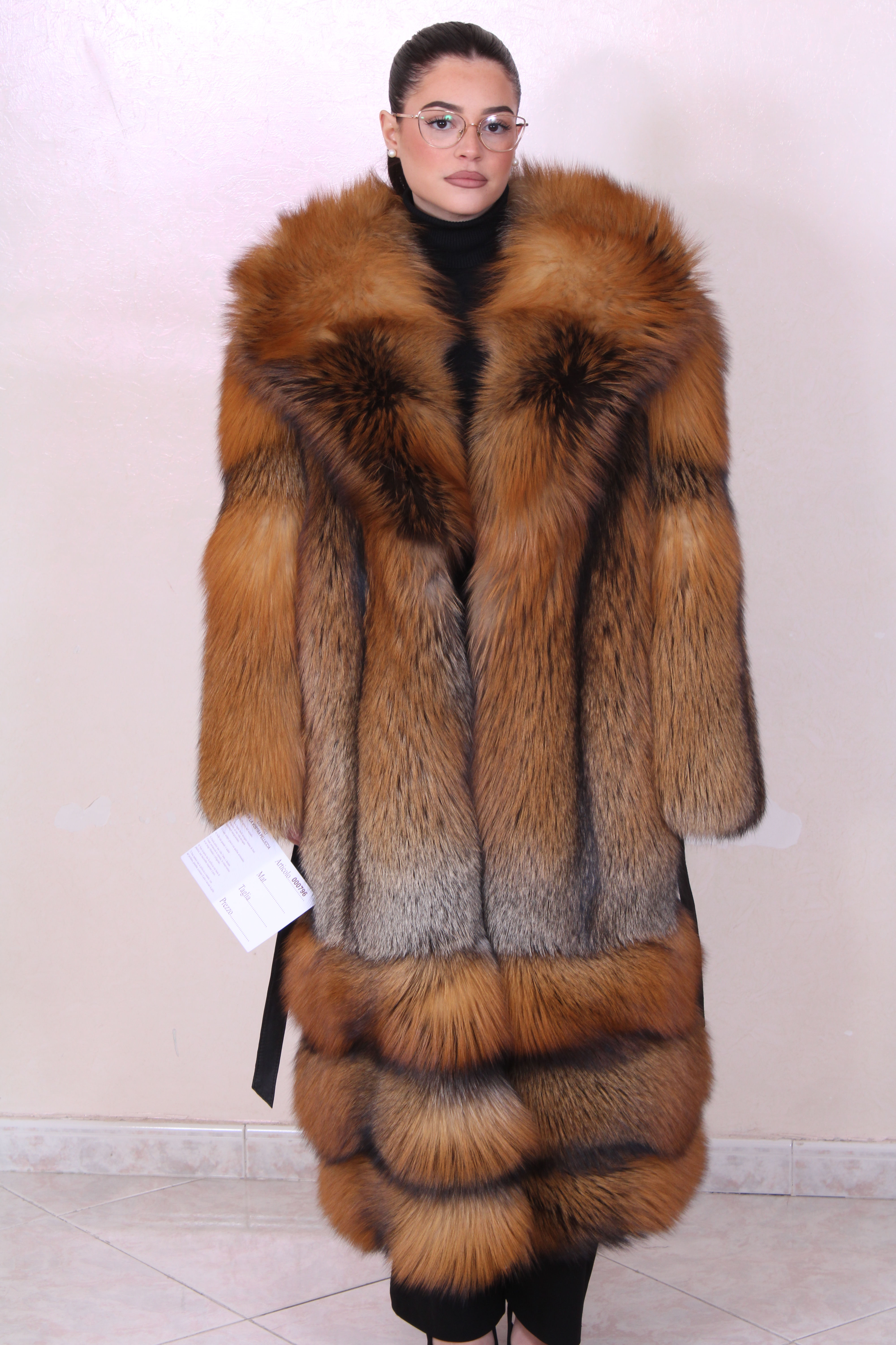 GIACCA VOLPE GOLD CROSS