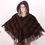 Miniatura: poncho pelliccia visone
