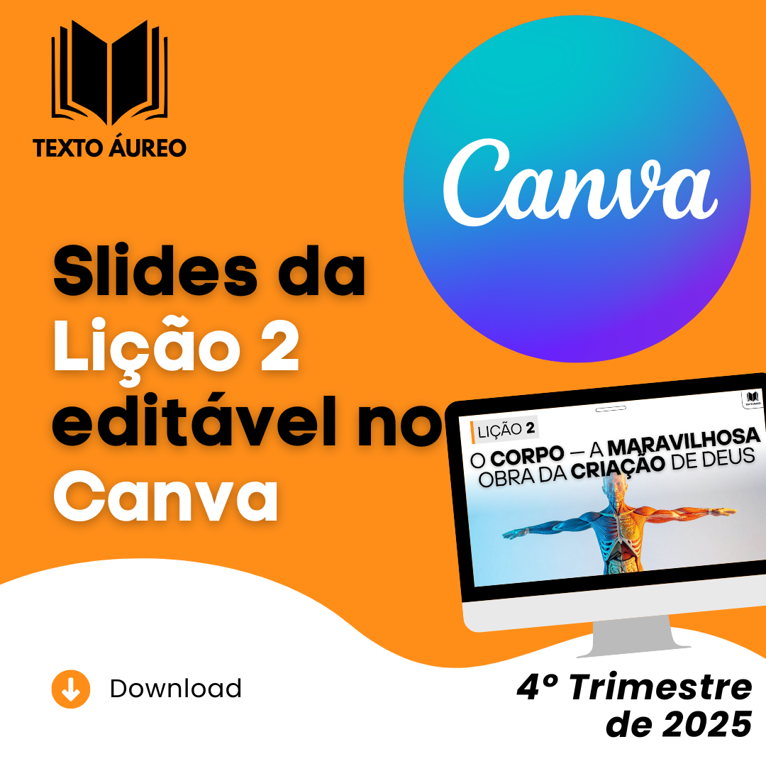 Slides no Canva da Lição 2 (4º Trimestre de 2025) | Adultos
