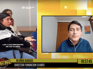 Fundación Clubes participó en matinal de TV de Valparaíso