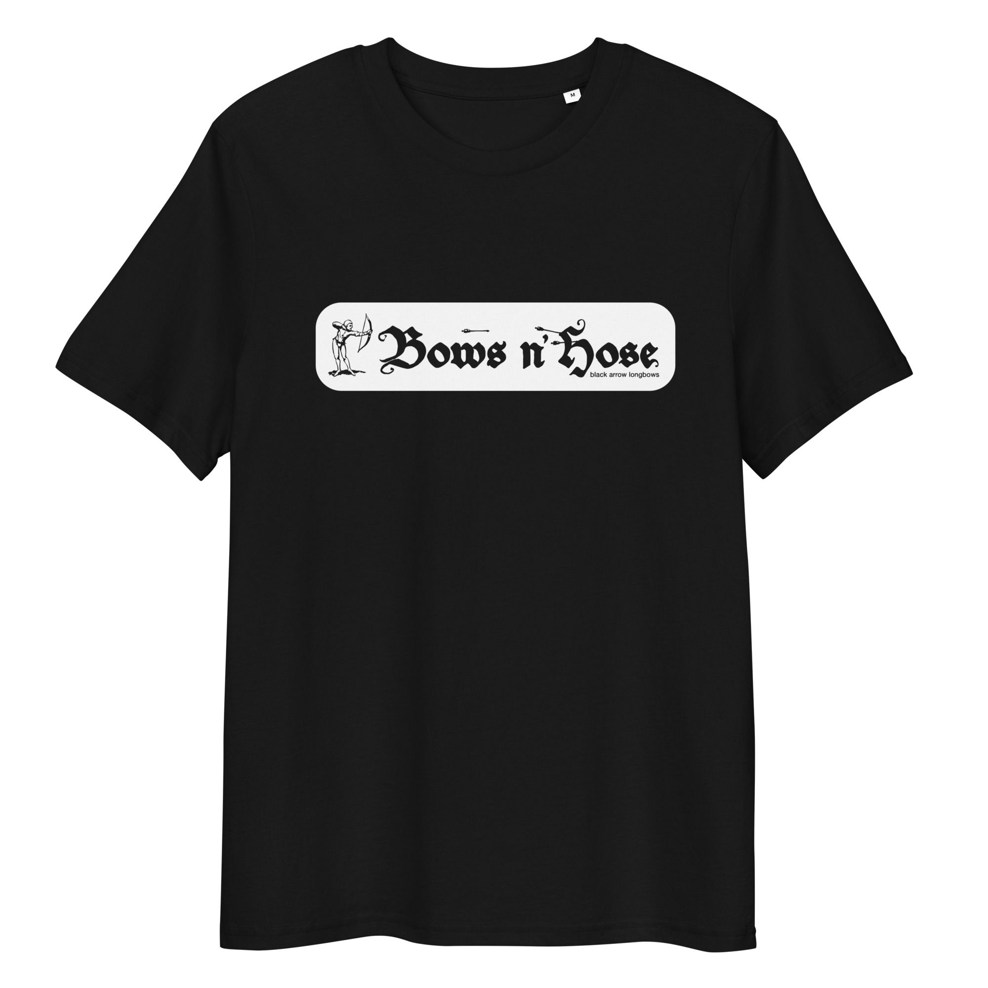 Bows n' Hose Unisex Organic Cotton Tee - Studio Toad x Black Arrow Longbows