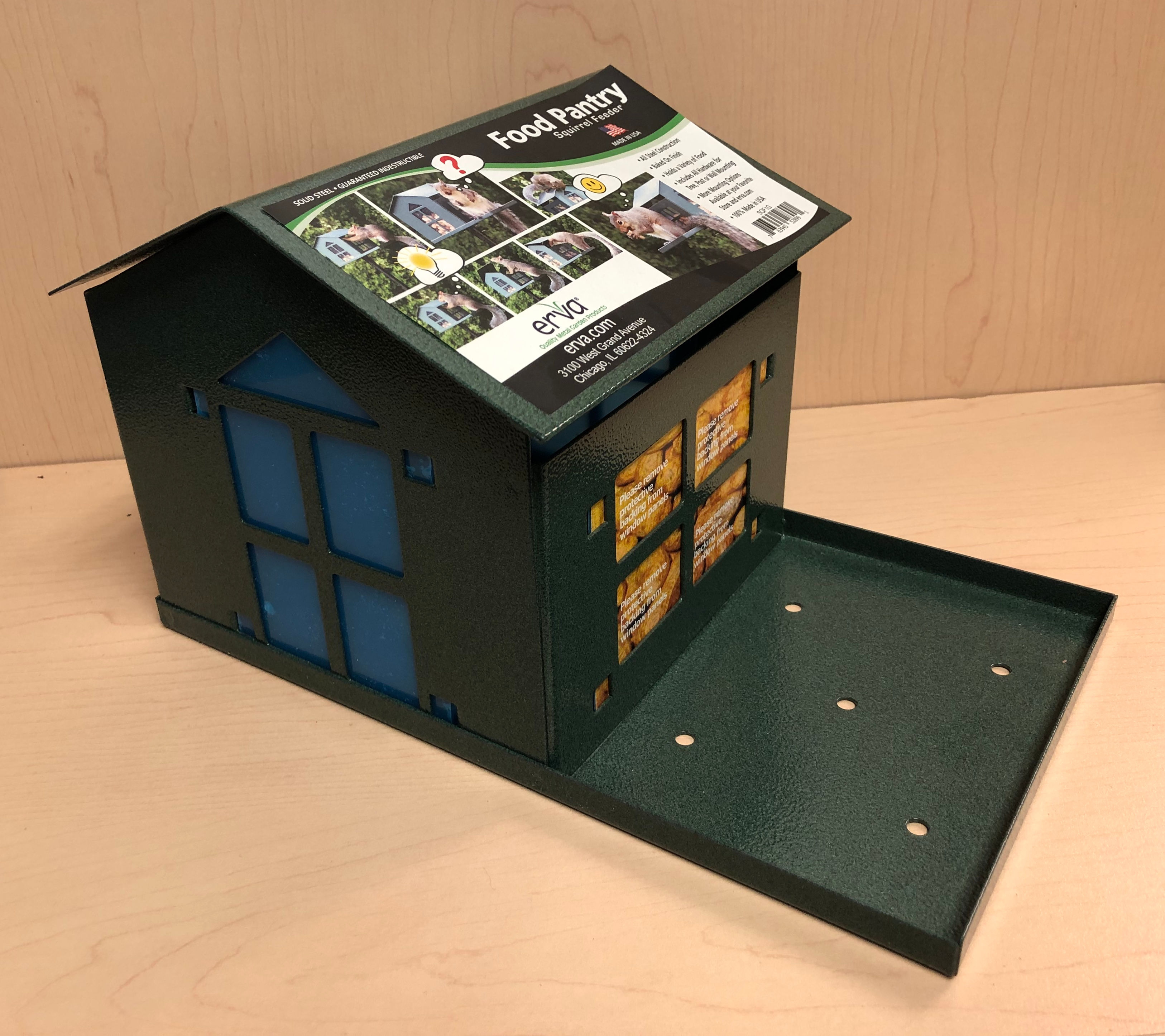 Steel Squirrel Box Feeder