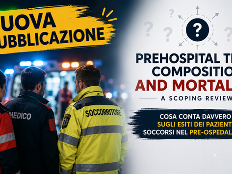 Prehospital team composition and mortality: a scoping review