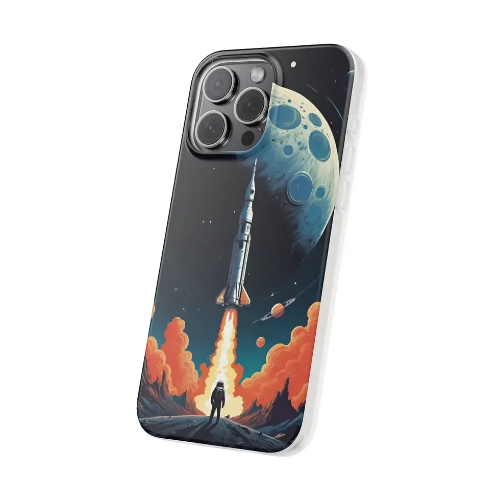 Thumbnail: Spaceport iPhone case Ardu Studios Egypt side
