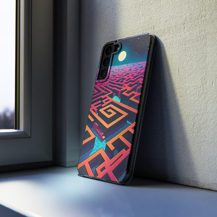 Thumbnail: The Magenta Maze - Samsung & Android Cases