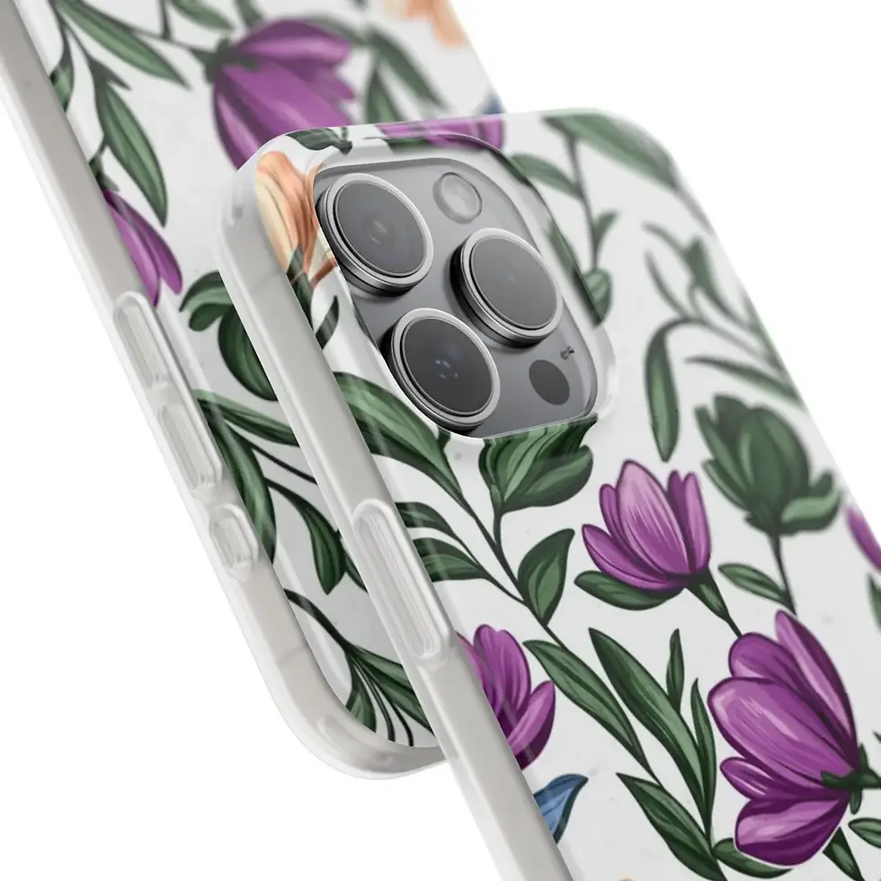 Thumbnail: Floral Chant iPhone case Ardu Studios Egypt left side