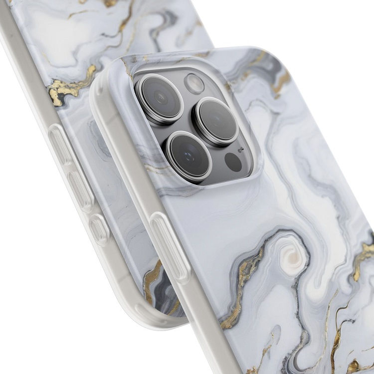 Thumbnail: White Marble+ - iPhone Cases