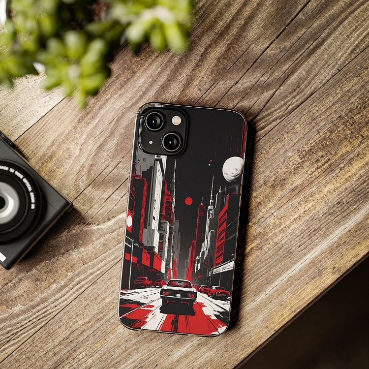 Thumbnail: Red Town - iPhone Cases
