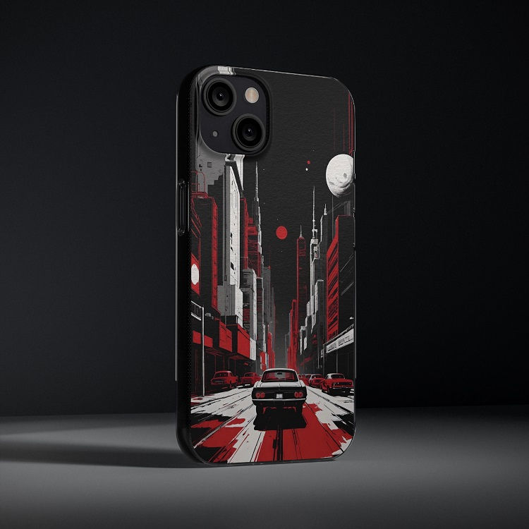 Thumbnail: Red Town - iPhone Cases