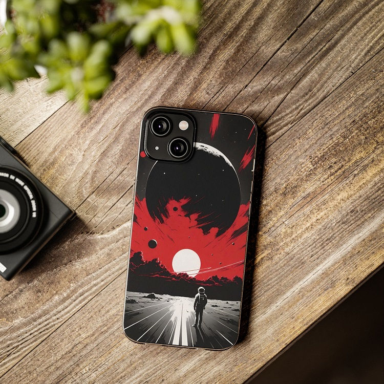 Thumbnail: Discovering Red Space - iPhone Cases