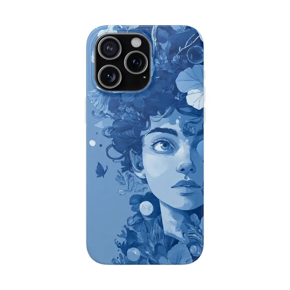Blue Serenity iPhone case Ardu Studios Egypt Front