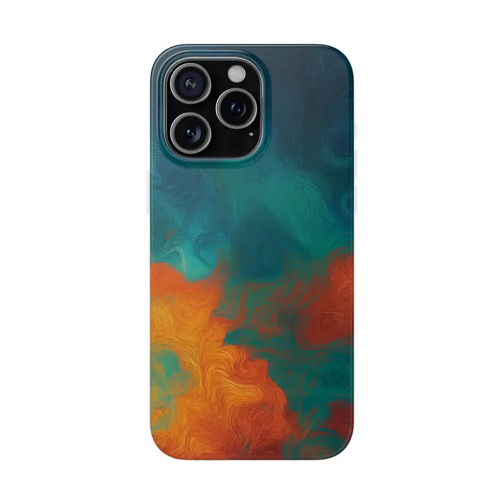 Autumnal Swirl iPhone case Ardu Studios Egypt Front