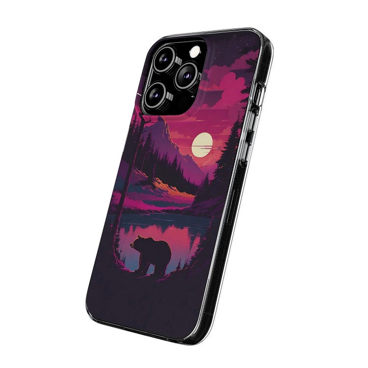 Thumbnail: Bear Night - iPhone Cases