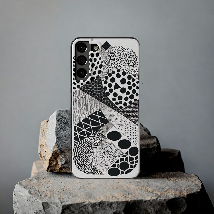 Thumbnail: Black and White Patterns - Samsung & Android Cases