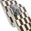 Thumbnail: Elegant Brown and White Checkerboard - iPhone Cases