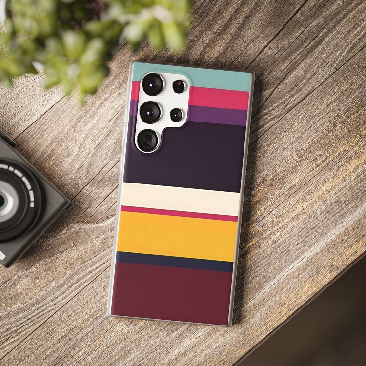 Thumbnail: Horizontal Muted Sunset - Samsung & Android Cases