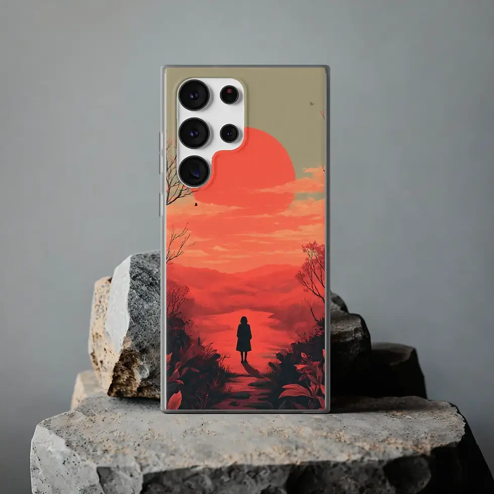 Thumbnail: Beneath the Scarlet Sun Samsung & Android case Ardu Studios Egypt Front rock