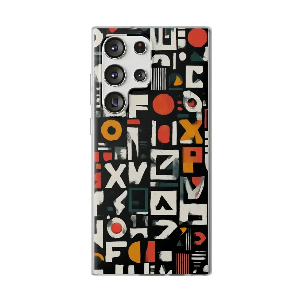 Typo Tectonic Samsung & Android case Ardu Studios Egypt Front