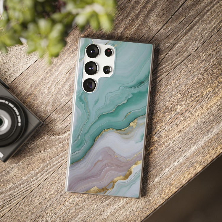 Thumbnail: Soft Green Marble - Samsung & Android Cases