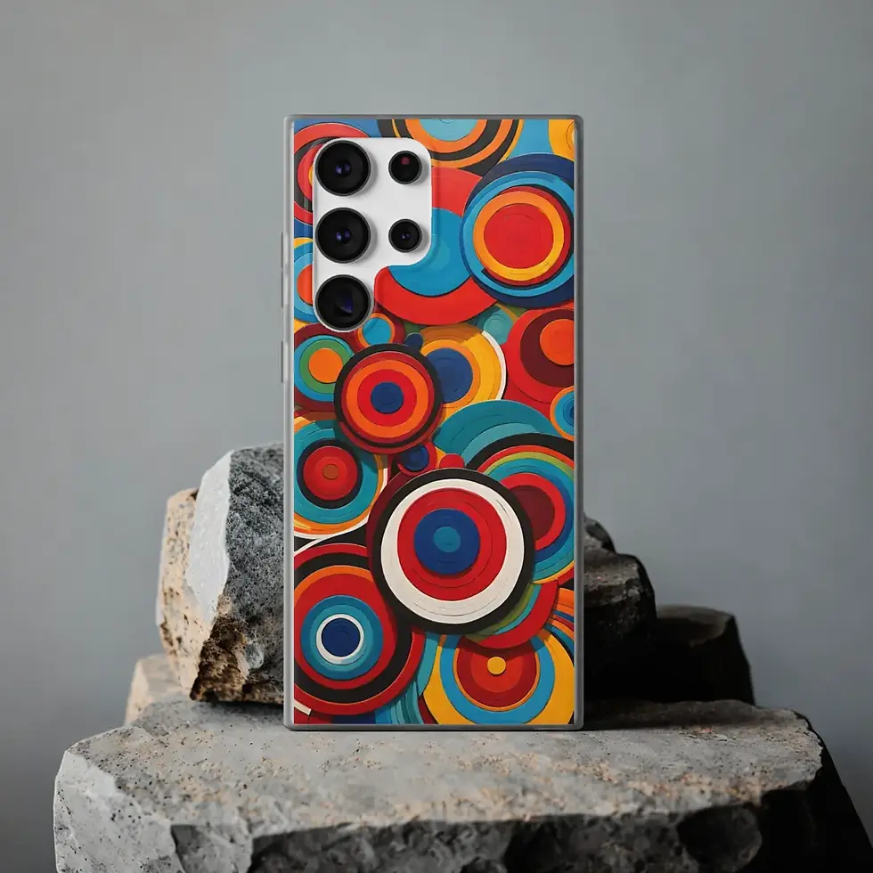 Thumbnail: Pulse in Circles Samsung & Android case Ardu Studios Egypt Front rock