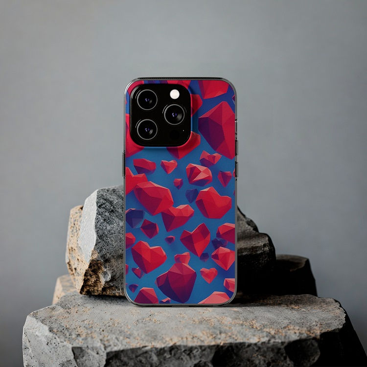 Thumbnail: Hearts Pattern - iPhone Cases