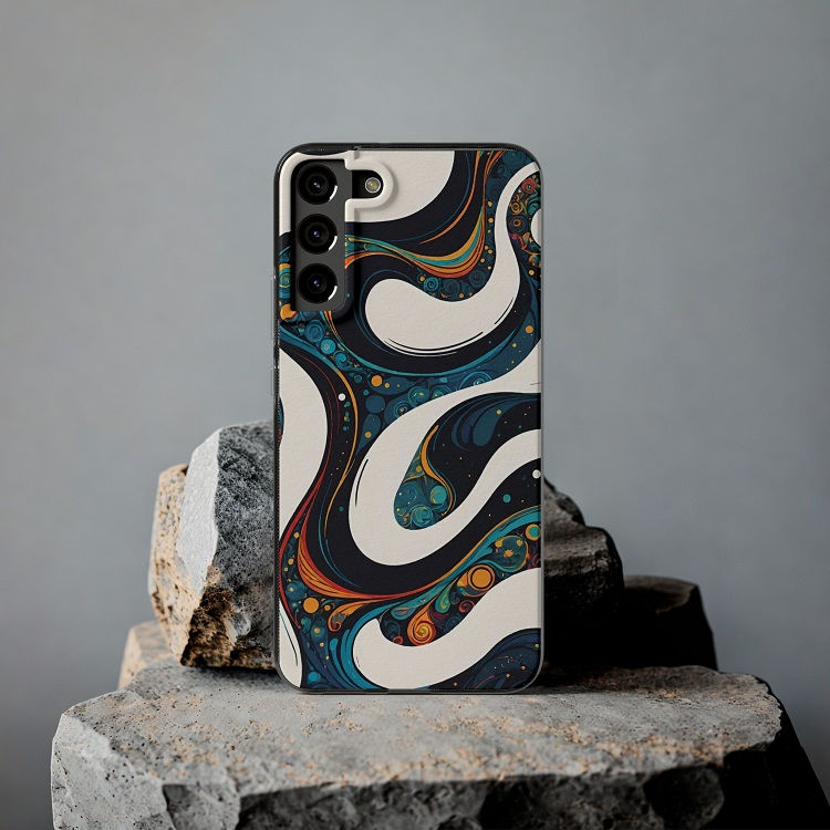 Thumbnail: Colored Liquid Pattern + - Samsung & Android Cases