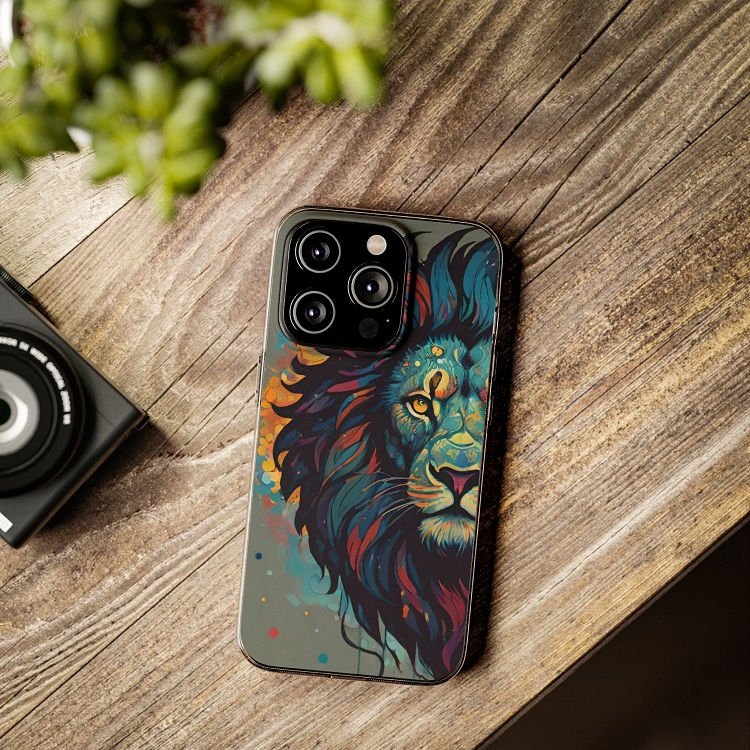 Thumbnail: Lion Face - iPhone Cases