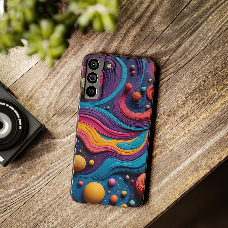 Thumbnail: Vibrant Universe in Clay - Samsung & Android Cases