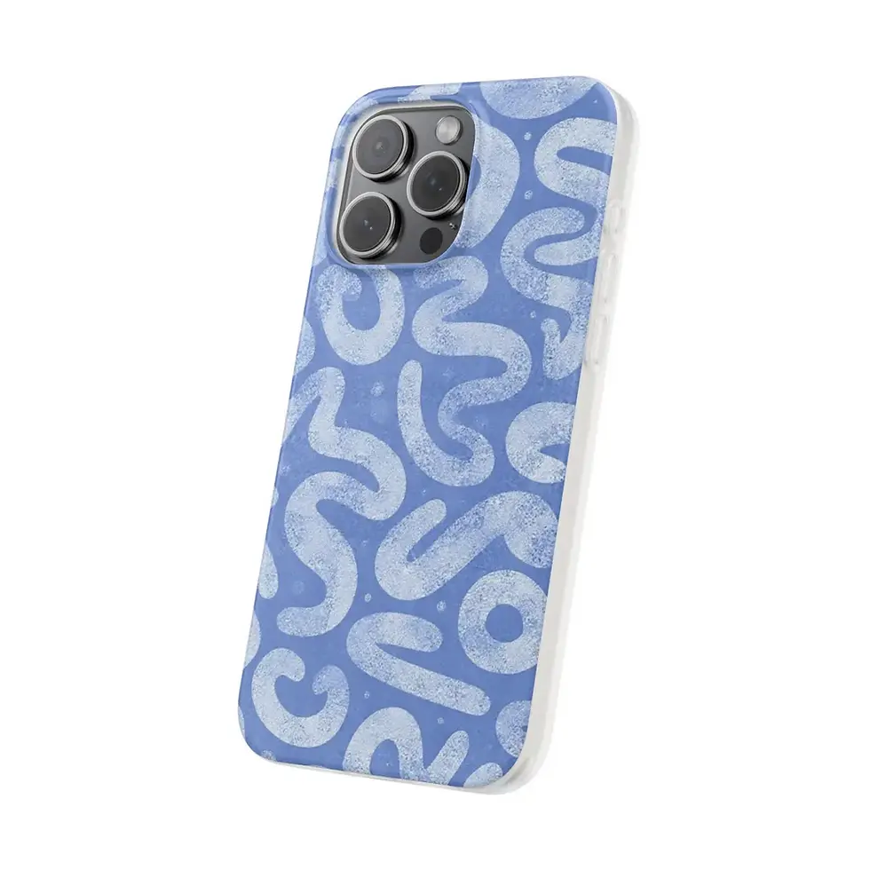 Thumbnail: Azure Flow iPhone case Ardu Studios Egypt side