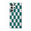 Thumbnail: Trendy Green and White Checkerboard - Samsung & Android Cases
