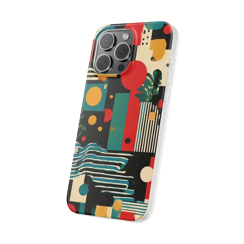 Bauhaus Blackout iPhone case Ardu Studios Egypt side