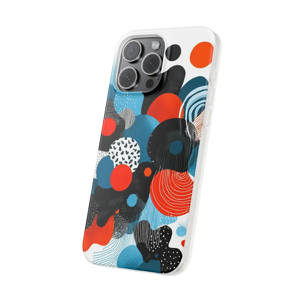 Cosmic Dots iPhone case Ardu Studios Egypt side