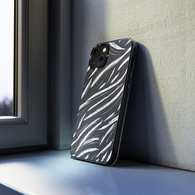 Thumbnail: Black and White Stripes - iPhone Cases